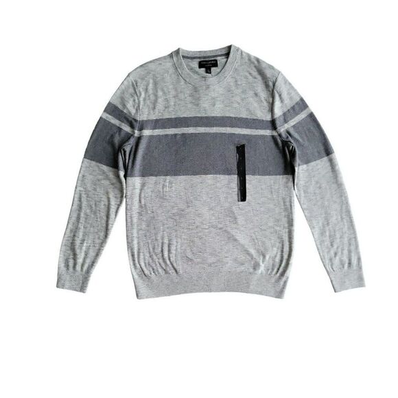 Banana Republic Eco Sweater Grey Men's Sz Large - Picture 1 of 1